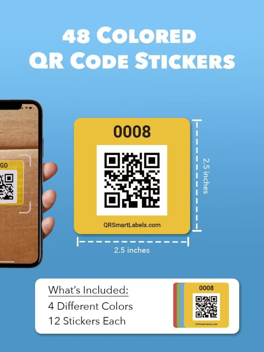 - QR Code Labels for Storage, Organization, Moving & Inventory - Picture 2 of 9
